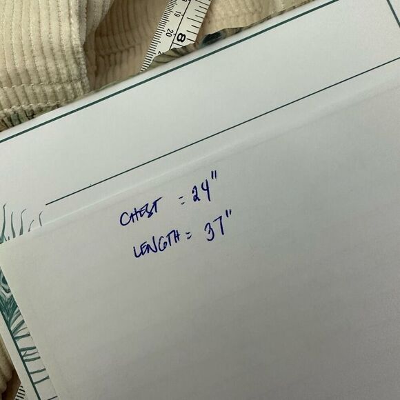 Lucky Brand Womens Corduroy Sherpa Trim Quilt Lined Button Down Coat sz XL‎ NEW - Picture 10 of 11